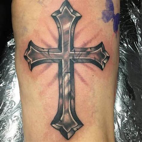 cool guy cross tattoos|religious cross tattoos for men.